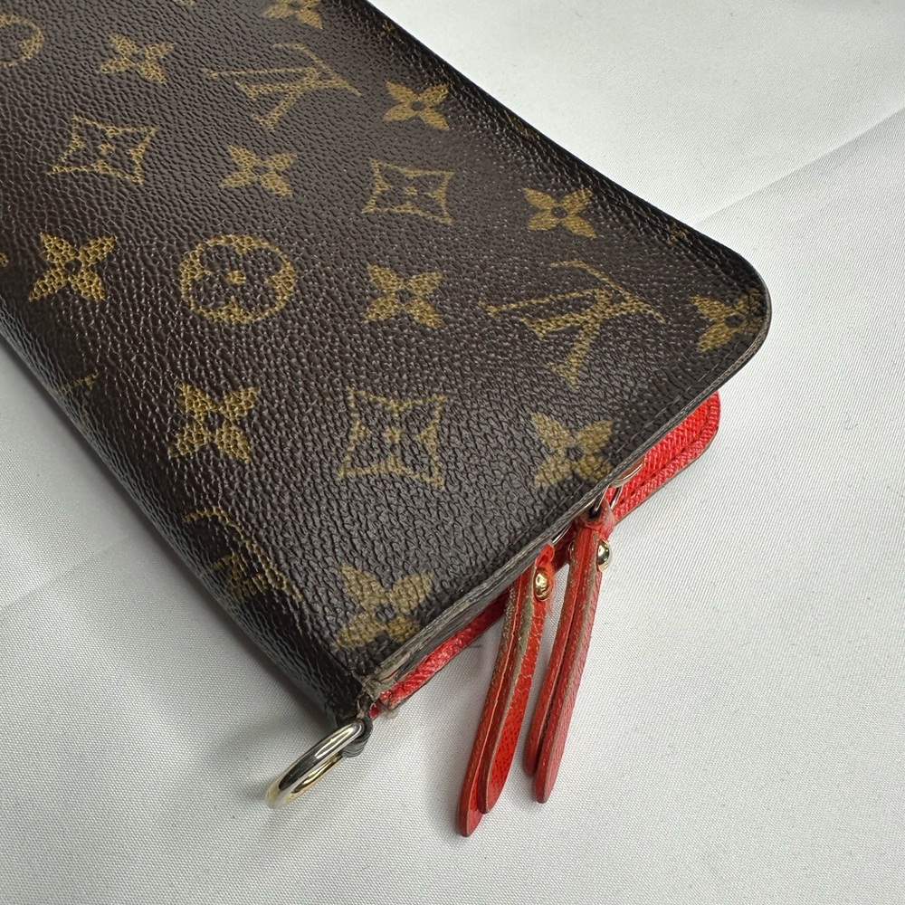 LOUIS VUITTON Monogram Red Orange Insolite Wallet GA2089 - Picture 13 of 13